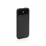 Powerbank com cabos integrados e ecrã digital 10 000 mAh cor preto