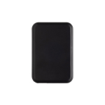 Powerbank sem fios magnético de plástico reciclado 5000 mAh cor preto quarta vista