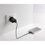 Powerbank magnético com carga sem fios com indicador 5000 mAh cor prateado sétima vista