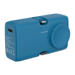 Carregador para relógio e vários dispositivos com potência de 20 W cor azul