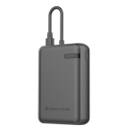 Powerbank com carga dupla simultânea com potência de 20 W cor preto terceira vista