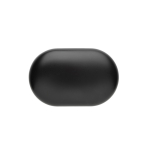 Auriculares sem fios com microfone para chamadas BT 5.3 cor preto quarta vista