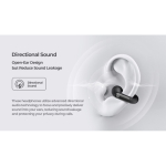 Auriculares sem fios com função de chamada e impermeáveis IPX4 cor preto vista décima primeira