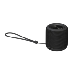 Colunas com materiais reciclados e microfone incorporado cor preto terceira vista