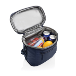 Saco térmico com asa superior resistente e alça de ombro 10 L cor azul-marinho quinta vista