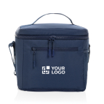 Saco térmico com asa superior resistente e alça de ombro 10 L cor azul-marinho vista principal