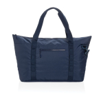 Saco térmico XL de rPET com duas asas e alça de ombro 30 L cor azul-marinho