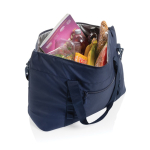 Saco térmico XL de rPET com duas asas e alça de ombro 30 L cor azul-marinho quinta vista