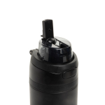 Garrafa de aço inoxidável reciclado de parede dupla de 700 ml cor preto sexta vista