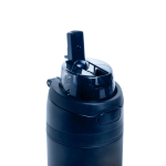 Garrafa de aço inoxidável reciclado de parede dupla de 720 ml cor azul-marinho sexta vista