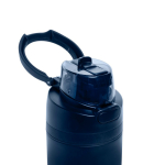 Garrafa de aço inoxidável reciclado de parede dupla de 720 ml cor azul-marinho sétima vista