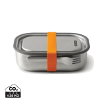 Lancheira de aço inoxidável com talher e fita Black+Blum 1 L