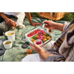 Lancheira com recipientes no interior e garfo Black+Blum 1 L vista de ambiente 3