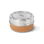 Lancheira de vidro com tampa de silicone antigotas Black+Blum 750 ml