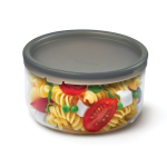 Lancheira de vidro com tampa de silicone antigotas Black+Blum 750 ml quarta vista