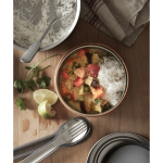 Lancheira de vidro com tampa de silicone antigotas Black+Blum 750 ml vista de ambiente 2