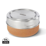 Lancheira de vidro com tampa de silicone antigotas Black+Blum 750 ml