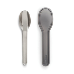 Elegante conjunto de talheres de aço inoxidável Black+Blum cor prateado terceira vista