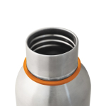 Garrafa térmica de aço inoxidável com pega Black+Blum 500 ml cor cor-de-laranja quarta vista