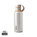 Garrafa térmica de aço inoxidável com pega Black+Blum 500 ml cor cor-de-laranja