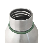 Garrafa térmica de aço inoxidável com pega Black+Blum 500 ml cor verde oliva quarta vista