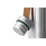 Garrafa térmica de aço inoxidável com pega Black+Blum 500 ml cor verde oliva quinta vista