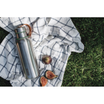 Garrafa térmica de aço inoxidável com pega Black+Blum 500 ml cor verde oliva