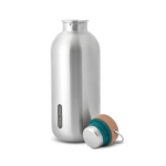 Garrafa de água de aço inoxidável com antigotas Black+Blum 600 ml cor turquesa segunda vista