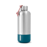 Garrafa térmica grande de aço inoxidável Black+Blum 850 ml cor turquesa