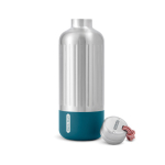 Garrafa térmica grande de aço inoxidável Black+Blum 850 ml cor turquesa segunda vista