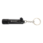 Porta-chaves lanterna recarregável e ultrabrilhante com LED Gearx cor preto quarta vista