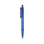 Caneta ecológica com design geométrico, tinta azul Dokumental® cor azul terceira vista