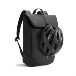 Mochila multiusos com tecido hidrorresistente e aba PC 16'' cor preto vista décima primeira