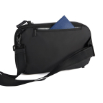 Bolsa tiracolo multiusos com design antirroubo para tablet 8'' cor preto vista décima primeira