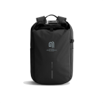 Mochila antirroubo hidrorresistente, capacidade 26 L e PC 16'' cor preto vista com logo