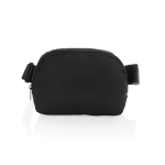 Bolsa tiracolo multiusos de rPET com alça ajustável, capacidade de 1 L cor preto