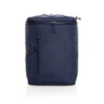 Mochila térmica de rPET com alças ajustáveis, capacidade de 18 L cor azul-marinho