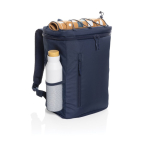 Mochila térmica de rPET com alças ajustáveis, capacidade de 18 L cor azul-marinho segunda vista