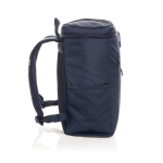 Mochila térmica de rPET com alças ajustáveis, capacidade de 18 L cor azul-marinho quarta vista