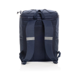 Mochila térmica de rPET com alças ajustáveis, capacidade de 18 L cor azul-marinho quinta vista