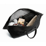 Saco de fim de semana espaçoso com bolso rápido 45 L Bellroy cor preto terceira vista