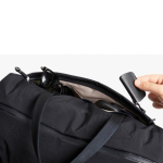 Saco de viagem de lona de rPET com capacidade de 30 L Bellroy cor preto sexta vista