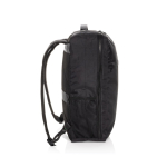 Mochila de rPET com bolso frontal para PC 15'' Swiss Peak cor preto terceira vista