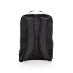 Mochila de rPET com bolso frontal para PC 15'' Swiss Peak cor preto quarta vista