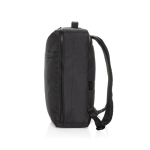 Mochila de rPET com bolso frontal para PC 15'' Swiss Peak cor preto quinta vista