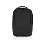 Mochila de rPET para viajar com capacidade para 19 L e pega superior cor preto