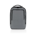 Mochila de rPET para viajar com capacidade para 19 L e pega superior cor cinzento