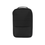 Mochila ecológica organizadora multiusos com interior forrado PC 15'' cor preto