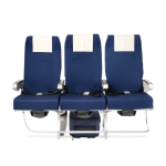Mochila ecológica organizadora multiusos com interior forrado PC 15'' cor azul-marinho sexta vista