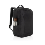 Mochila com bolso frontal com fecho de correr PC 15,6'' Swiss Peak cor preto quinta vista